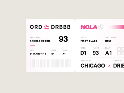 Debut Boarding Pass airline arnold boarding chicago debut developer flight material pass plane rozon
