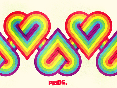 Pride branding gaypride hearts icons illustration illustrator lgbtq lines pride pridemonth rainbow typography vector