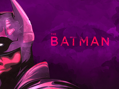 The Batman bruce wayne dc comics illustration illustrator the batman the creative pain typography vector