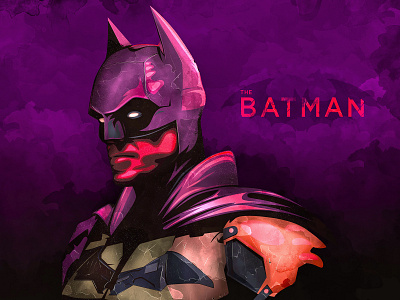 The Batman bats bruce wayne dccomics illustration illustrator the batman the dark knight vector