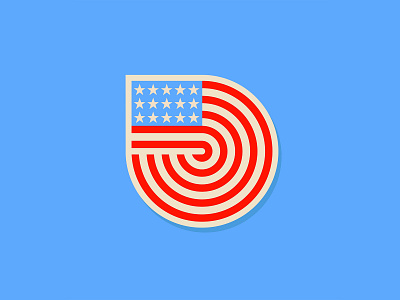 America america branding flag icons illustration illustrator the creative pain vector