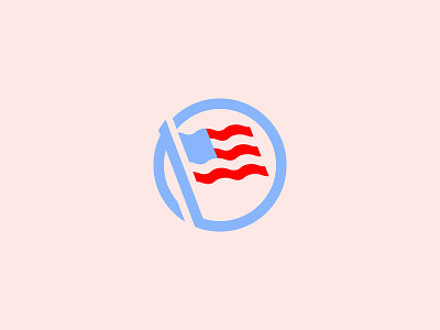 USA flag america branding design election flag flat icons illustration illustrator lines usa vector vote