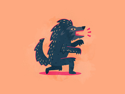 Day 1: Werewolf illustration illustrator october vector werewolf