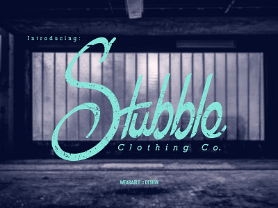 Stubble Cothing co. apparel branding clothing design logo