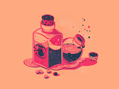 Day 19: apothecary apothecary illustration illustrator medicine plague the creative pain typography vector