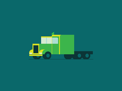 Truck icon branding flat icons illustration illustrator shipping the creative pain truck vector