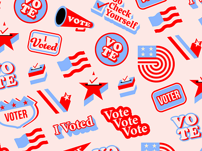 Vote biden branding flat icons illustration illustrator simple the creative pain typography vector vote