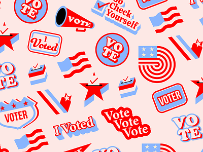 Vote biden branding flat icons illustration illustrator simple the creative pain typography vector vote