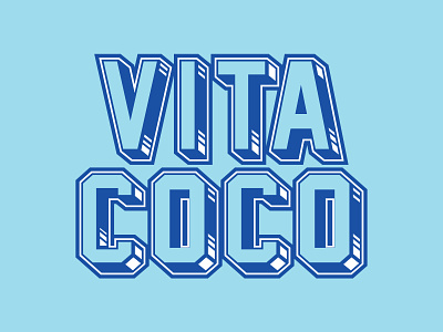 Vita-Coco-x-Varsity Assets icons illustration illustrator school the creative pain typography university varsity vector vita coco