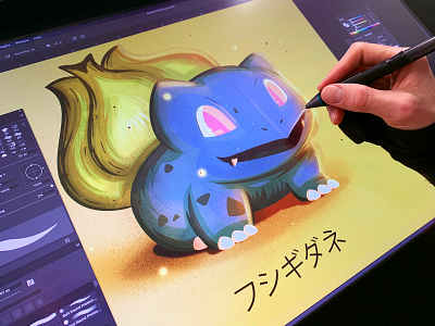 Bulbasaur Pokemon illustration 25 anniversary bulbasaur pokemon go