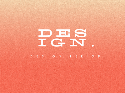 Design Period branding design icon identity logo mark period typetreatment typography
