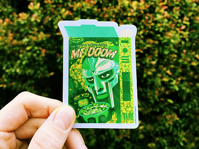 MF DOOM stickers illustration illustrator mf doom stickerapp stickers the creative pain vector