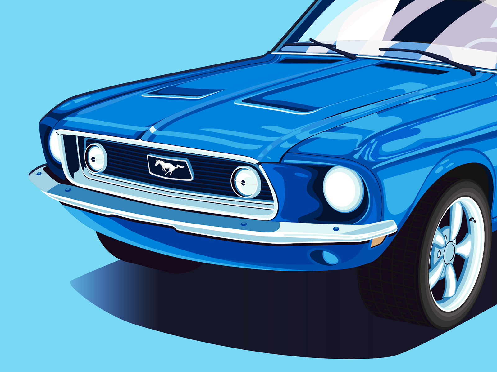 '67 Mustang by Tyler Pate on Dribbble