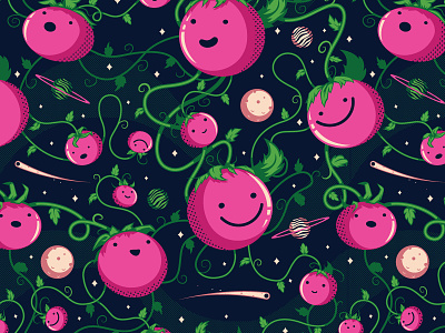 Space Tomatoes Pattern