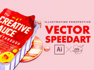 Vector speedart branding illustration illustrator speedart the creative pain vector
