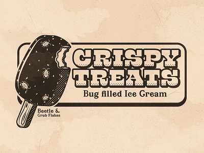 Day 28: Crispy branding crispy illustration illustrator inktober the creative pain vector