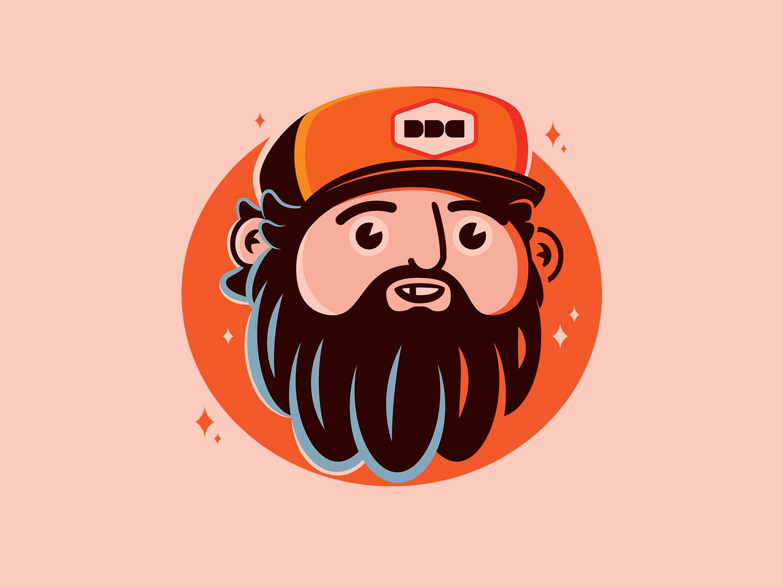 Draplin Buddy aaron draplin branding ddc designer designer buddies field notes icons illustration illustrator the creative pain vector