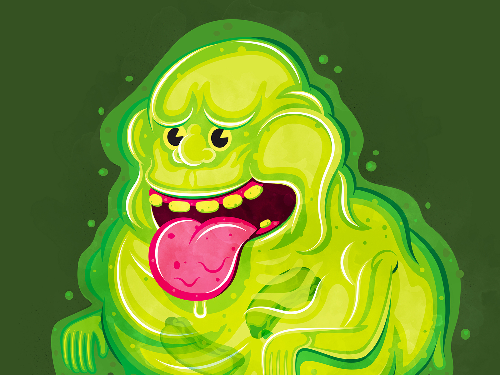 Slimer by Tyler Pate on Dribbble