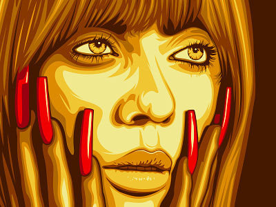 Billie bad guy billie eilish faces illustration illustrator music the creative pain vector