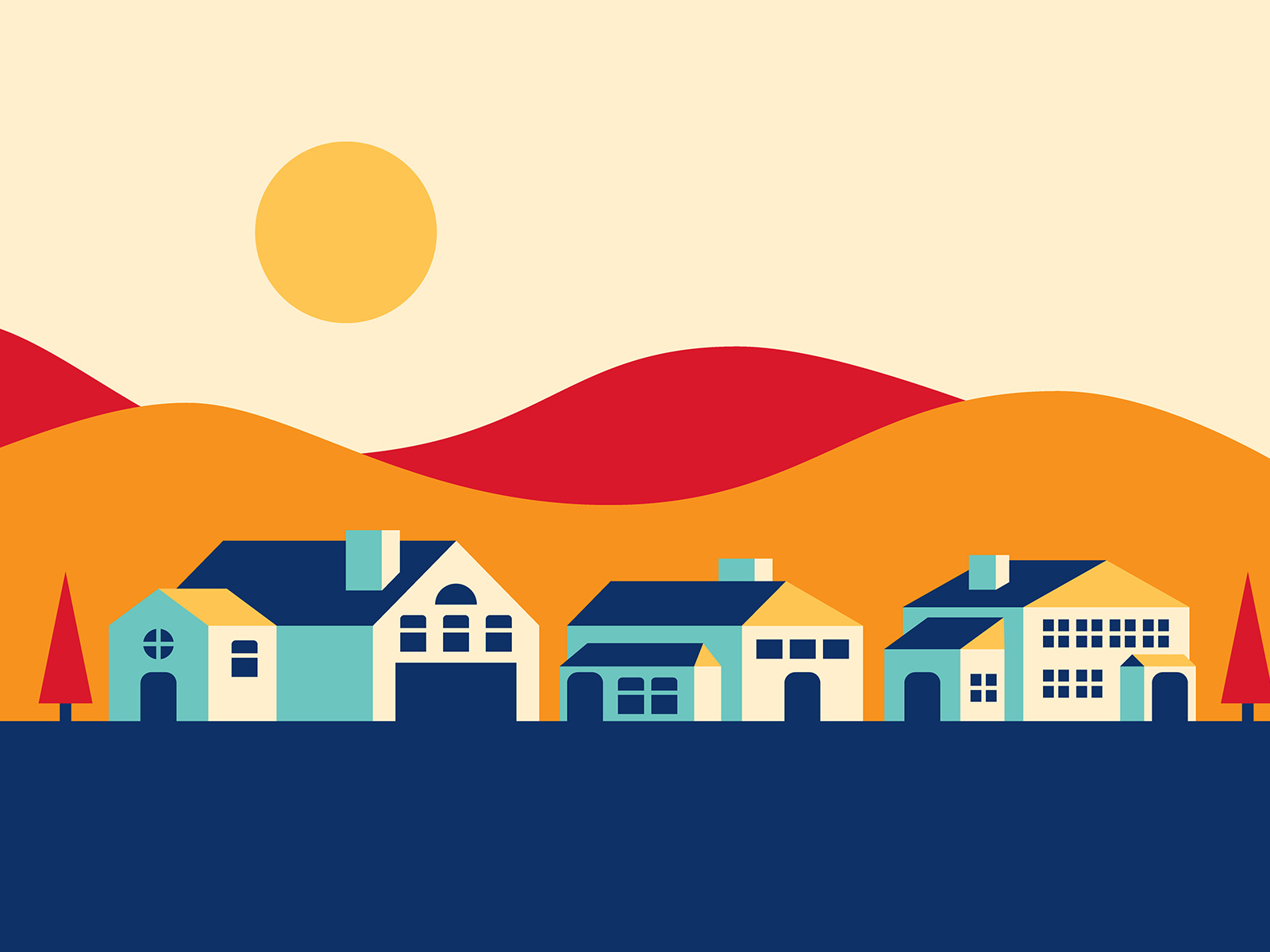 simple-houses-by-tyler-pate-on-dribbble