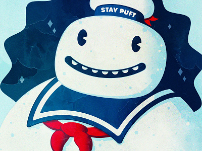 Stay Puft ghostbusters illustration illustrator marshmallows noise stay puft sweet texture the creative pain vector