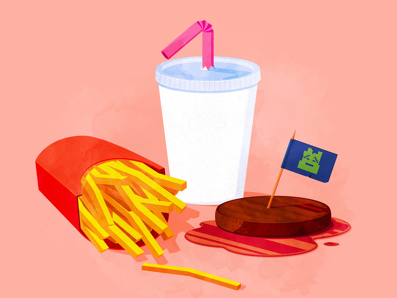 Aqua Teen Hunger Force by Tyler Pate on Dribbble