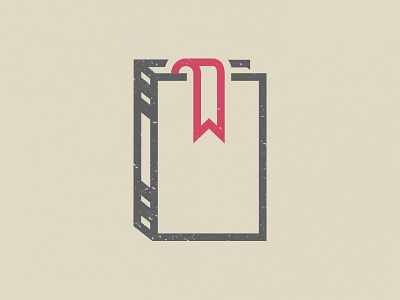 Bookmark flat icons illustration lines logos vector vintage