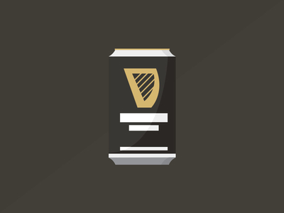 I'll drink to that beer cans drinks flat guinness icon minimal simple vector water