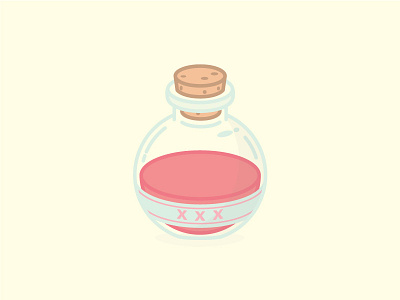 Gypsy Tears bottle create medicine meds the cure thick lines vector