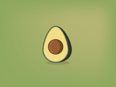 Avocado avocado food magnet