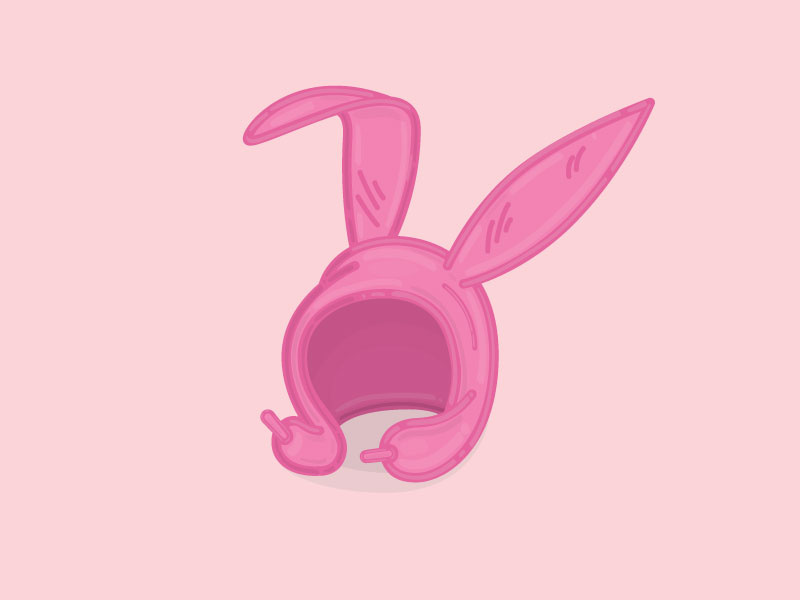 Hat Series #19 rabbit hats food bobs burgers