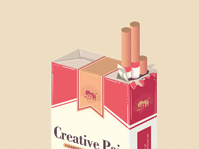 Breath it in cigarettes cigs creative creative pain filtered food illustrator smoke smoking