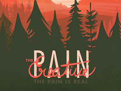 The Creative Pain creative creative pain filtered food illustrator mountians nature smoking woods