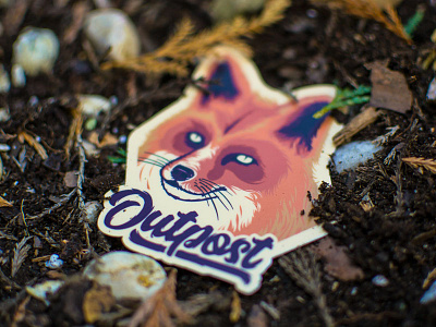 Foxy Stickers foxy outpost sticker mule stickers