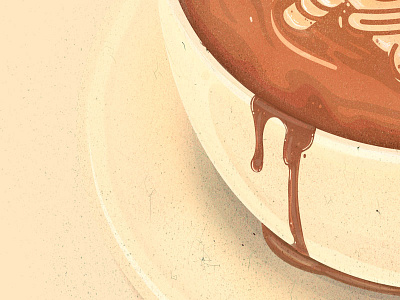A creative edge brew coffee illustration latte pencilhead the creative pain