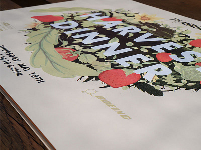 Harvest Dinner screen-print