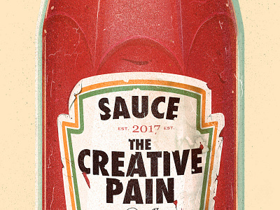 The Secret Sauce food illustration meat rare steak the creative pain