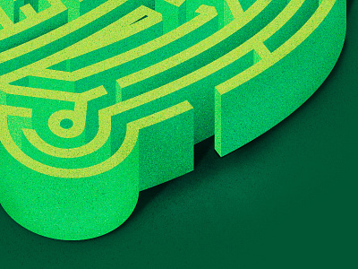 Just working through it green illustration illustrator lines maze texture the creative pain vector