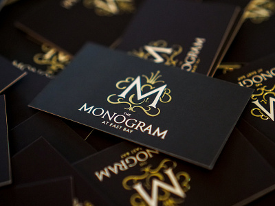 Monogram business cards