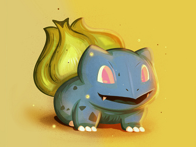 Bulbasaur illustration illustrator pokemon