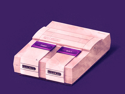Super NES branding design illustration illustrator nes nintendo retro vector video games