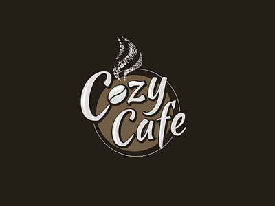 Cozy Cafe brown logo cafe cafe logo clean coffee coffee design coffee logo cozy logo creative logo design minimalist new design
