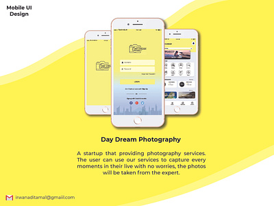 Photography Mobile UI Design