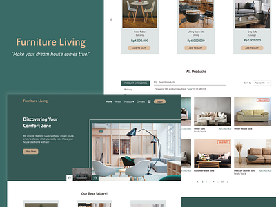 Furniture E Commerce app art design furniture furniture app ui uiux ux website design