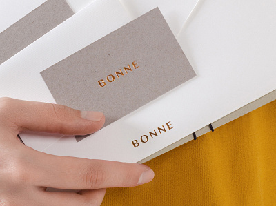 Bonne Mode brand design brand identity branding design fashion logo naming stationery