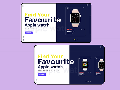 Web UI about apple watch store