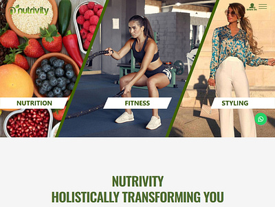 Nutrivity - Website