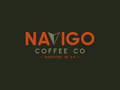 Navigo Coffee Co. Logo apparel badge camping coffee distressedunrest illustration logo logo design nature outdoors typography vector