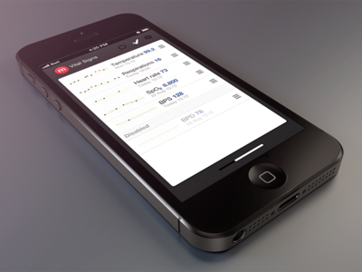 Healthcare iPhone app
