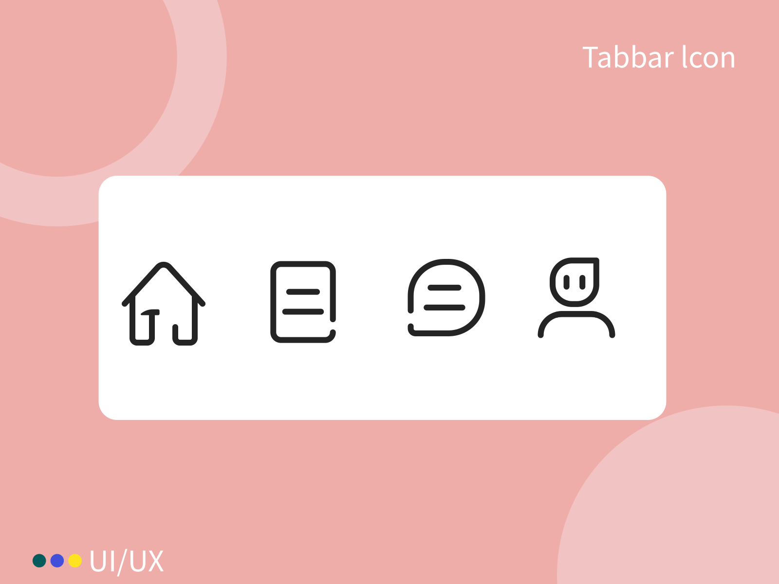 A set of tab action icons aerial aesthetic animation branding design icon logo ux design vector 图标